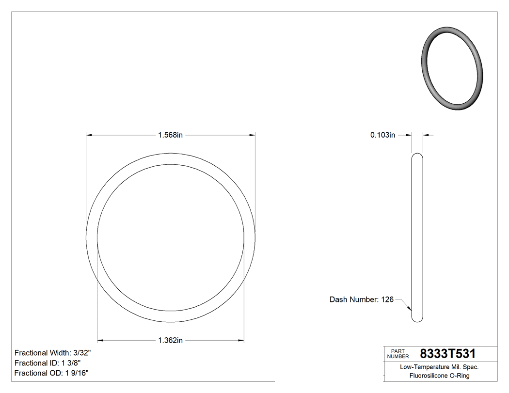Technical drawing - 8333T531